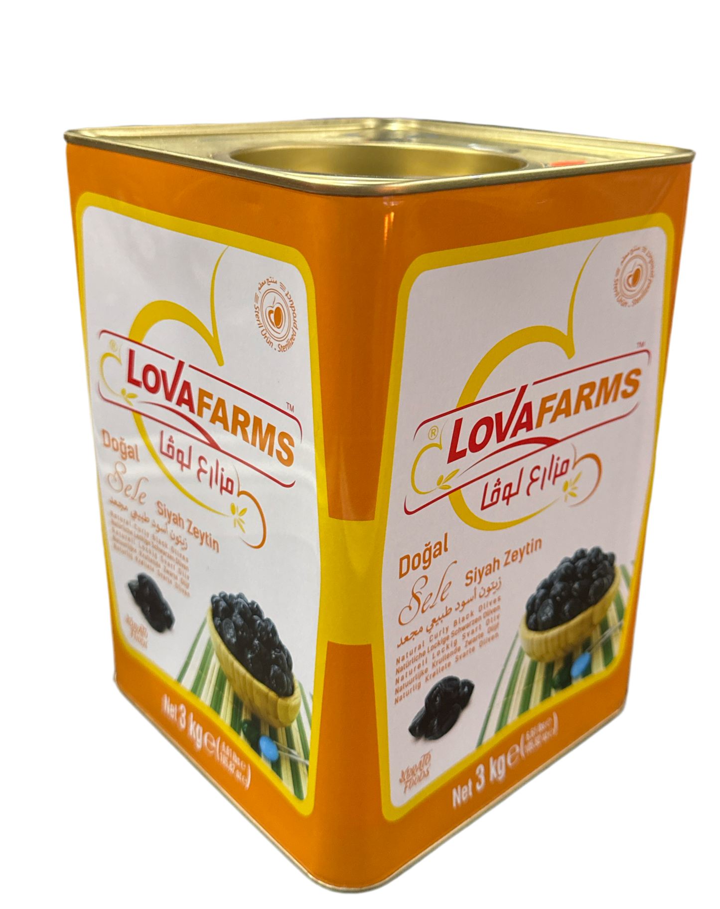 Lova Farms 3 kg svart oliv