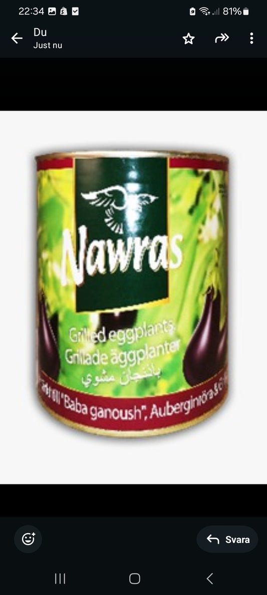 Nawras 3 kg rostade auberginer