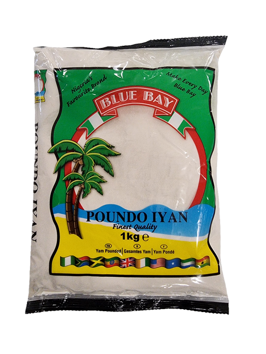 Blue bay 1kg poundo iyan yam flour