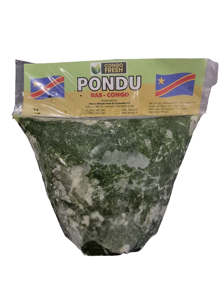 Congo fresh 500gr pondu casava leaves