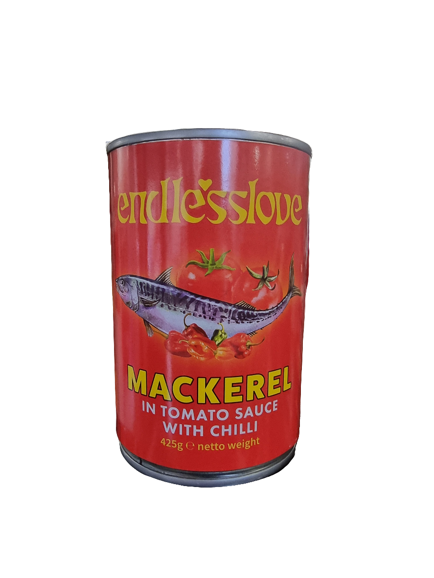 Endlesslove 425gr mackerel in tomatobsaouce hot